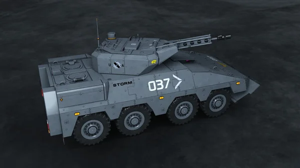 3D illustratie van een tank — Stockfoto