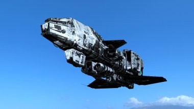 spce gemi 3D çizimi