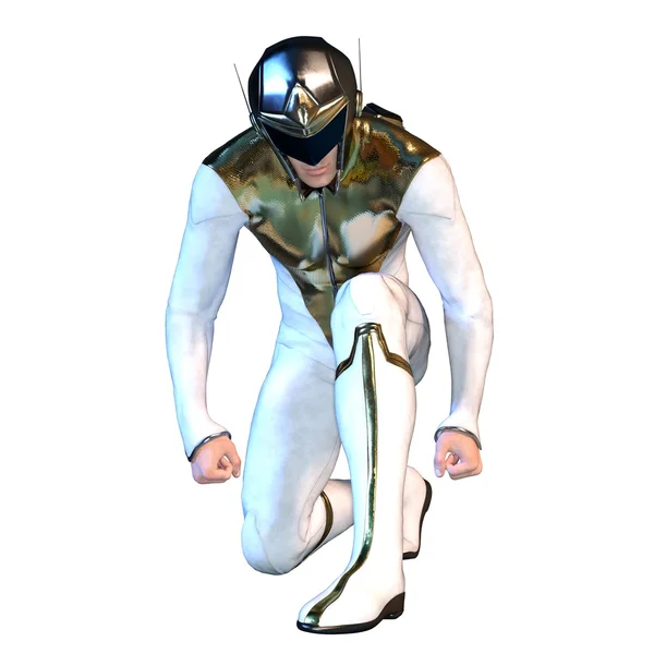 3D illustration of a super hero — Stock Photo, Image