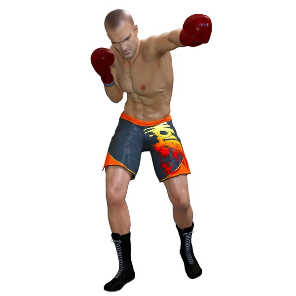 3D illustration of a boxer — Stock Photo, Image