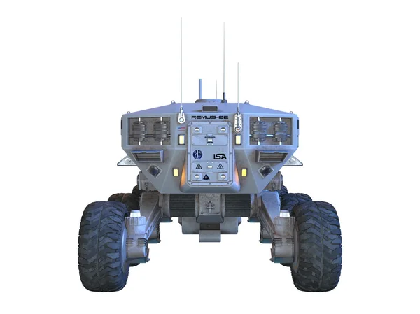 3D ilustracja rover miejsca — Zdjęcie stockowe