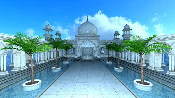 3D απεικόνιση του τζαμιού — Φωτογραφία Αρχείου