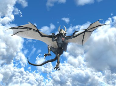 3d cg işleme bir ejderha
