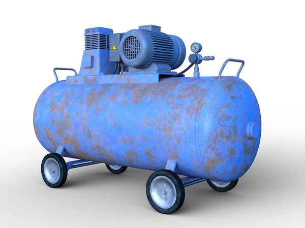 3D CG representación de un coche cisterna — Foto de Stock