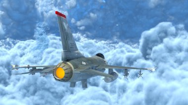 bir Fighter 3d cg işleme