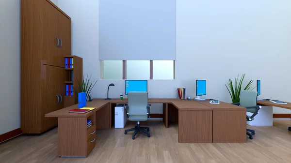 Render CG 3D dari kantor — Stok Foto