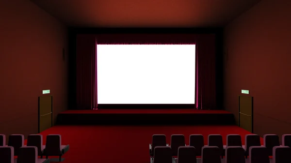 Rendering 3D CG del teatro — Foto Stock