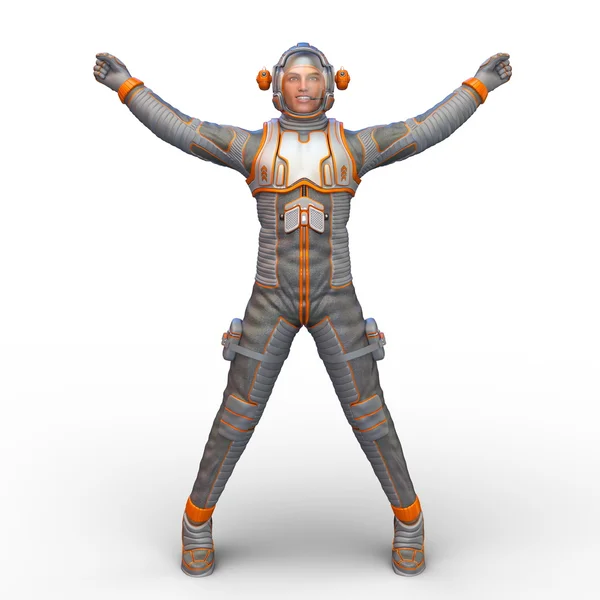 3D CG rendering of a super hero — Stock Photo, Image