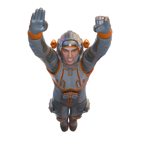 3D CG representación de un súper héroe —  Fotos de Stock