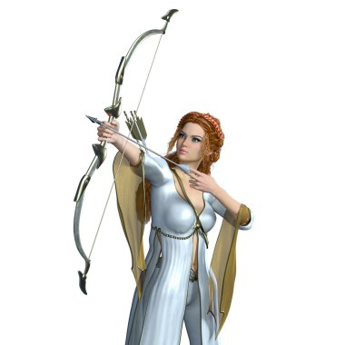 Usta bir okçu 3d cg işleme