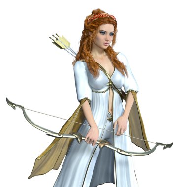 Usta bir okçu 3d cg işleme