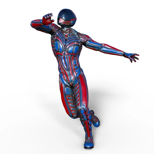 スーパー ヒーローの 3 d cg のレンダリング — ストック写真