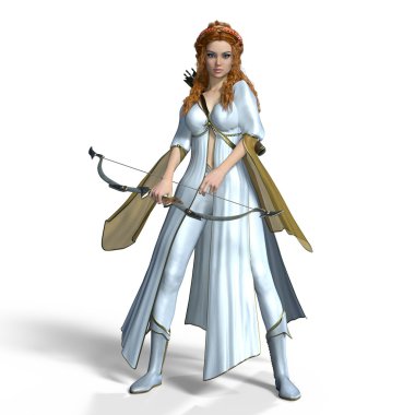 Usta bir okçu 3d cg işleme