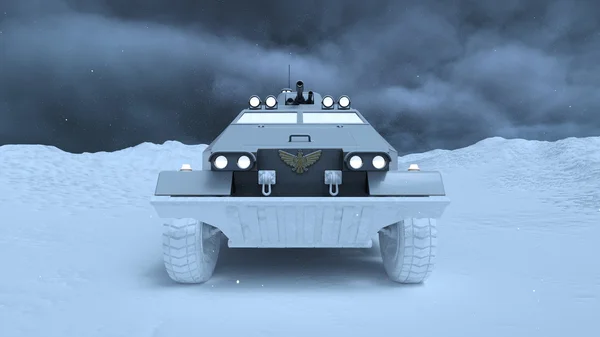 3D CG візуалізація танка — стокове фото