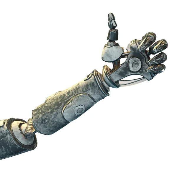 3D cg-rendering av robotarm — Stockfoto