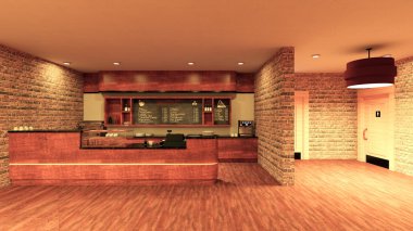 3d cg işleme Cafe