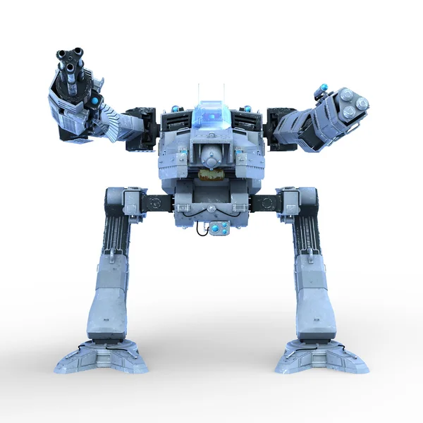 3D cg απόδοση του ρομπότ μάχη — Φωτογραφία Αρχείου