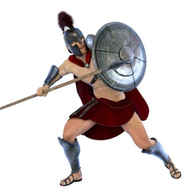 3d cg işleme bir gladyatör