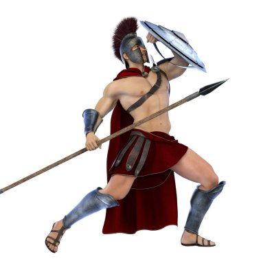 3d cg işleme bir gladyatör