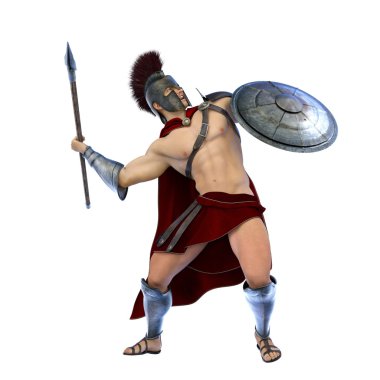 3d cg işleme bir gladyatör