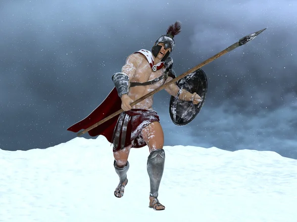 3D CG rendering of a gladiator — Stock Photo, Image