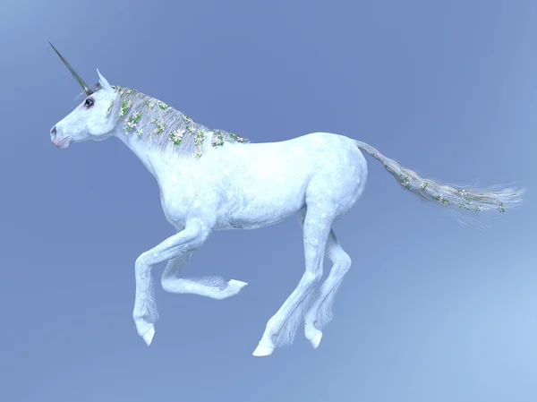 Representación 3D CG de un unicornio — Foto de Stock
