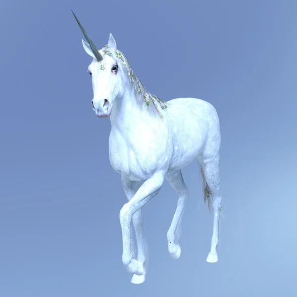 Rendering CG 3D di un unicorno — Foto Stock