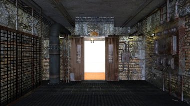 3d cg işleme Asansör Hall