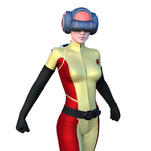 3D CG rendering of a super woman — Stock Photo, Image