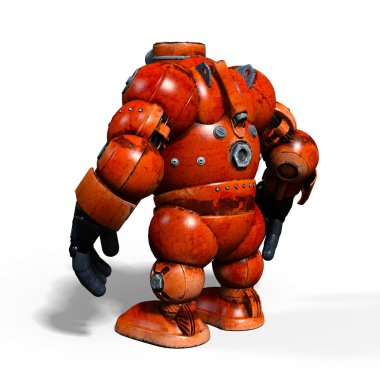 3d cg işleme bir robot