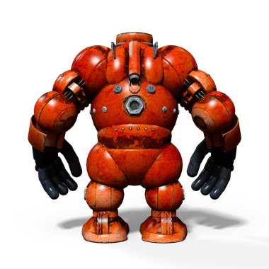 3d cg işleme bir robot