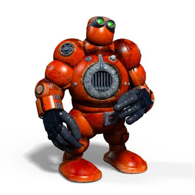 3d cg işleme bir robot