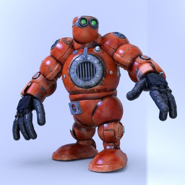 3d cg işleme bir robot