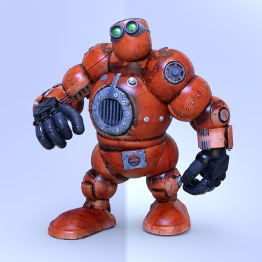3d cg işleme bir robot