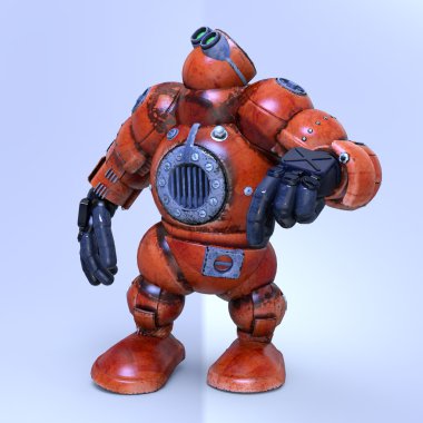 3d cg işleme bir robot