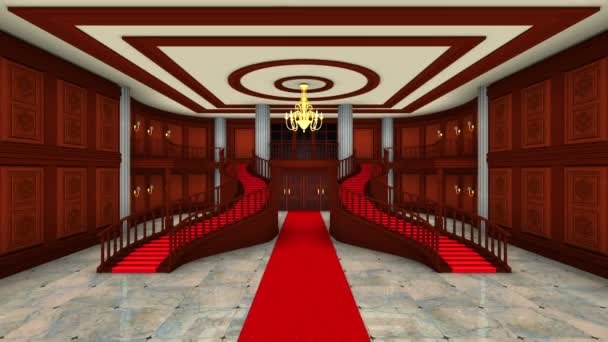 3D rendu 3D du lobby .