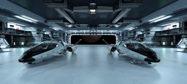 Uzay gemisi 3d cg render