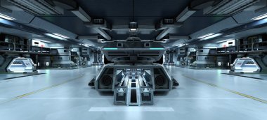 Uzay gemisi 3d cg render