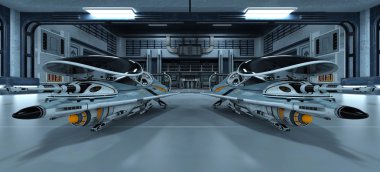 Uzay gemisi 3d cg render