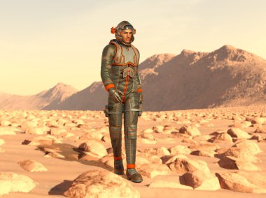 bir süper kahraman 3d cg render