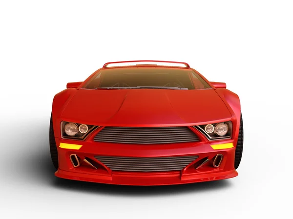 Vykreslování 3D cg sportovního vozu — Stock fotografie