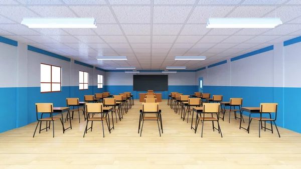 Representación 3D CG de un aula — Foto de Stock