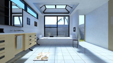banyo 3d cg render
