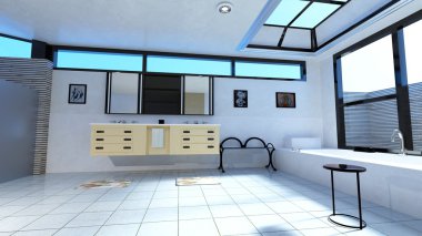 banyo 3d cg render