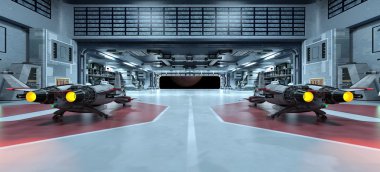 Uzay gemisi 3d cg render