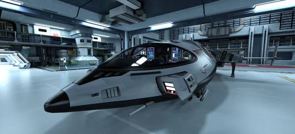 Uzay gemisi 3d cg render