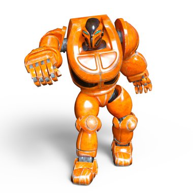 3d cg işleme bir robot
