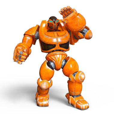 3d cg işleme bir robot
