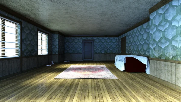 3D-cg rendering van woonkamer — Stockfoto