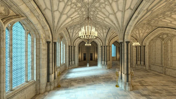 3D CG representación de gran sala —  Fotos de Stock